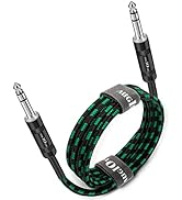 Augioth 1/4 TRS Cable 10ft, Balance 6.35mm TRS Plug, Stereo Quarter inch TRS Male Cable for Power...