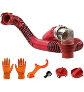 Caravista 10FT RV Sewer Hose Kit: Heavy Duty Camper Waste Hose with Leak-Proof Swivel Fittings, 9...