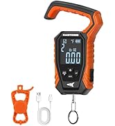 KastKing Weighmaster Mechanical-Digital Fishing Scale with Lip Gripper, 120 lb Capacity, 2.5" Bac...