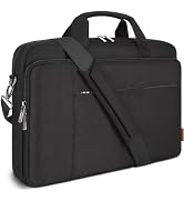DOMISO 17.3 inch Laptop Bag Business Briefcase Water-resistant Notebook Messenger Shoulder Bag fo...