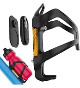 DDJ Waterproof for Samsung Smart Tag 2 & Moto Tag & AirTag Bike Bottle Holder Mount with Reflecto...