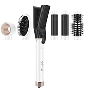 6-in-1 Hair Dryer Brush, 110,000 RPM High Speed Hair Dryer with Air Straightener, 28mm AUTO Curle...
