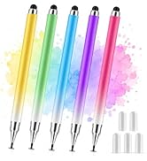 AmberVec Stylus Pens for Touch Screens, Universal 2 in 1 Stylus Pen for iPad Compatible with iPho...