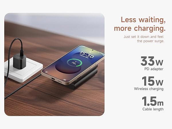 Less watiting more charging