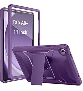 Soke Case for Samsung Galaxy Tab A9 Plus 2023, with Built-in Kickstand, Rugged Shockproof Protect...