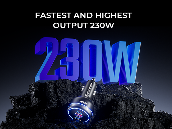 Fastest and Highest output 230W