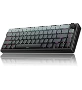 kutethy KY65 Wireless Mechanical Keyboard, Pink&Black