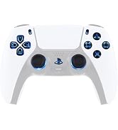 eXtremeRate 7 Colors 9 Modes Luminated Dpad Thumbsticks Share Home Face Buttons for PS5 Controlle...