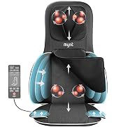Mynt FSA Eligible HSA Approved Shiatsu Neck and Back Massager for Chair with 10 Deep Kneading Nod...