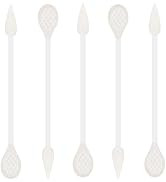 900pcs Precision Cotton Swabs, Pointed&Flattened Tip Cosmetic Applicators