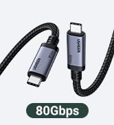 UGREEN 240W USB C to USB C Cable for Thunderbolt 5, USB4 Gen4 80Gbps, 3.3ft | For Thunderbolt 5/4...