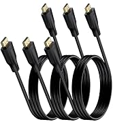 DoroJepi 8K HDMI Cable 3FT 3-Pack, Ultra High Speed HDMI Gaming Monitor Cord, Supports 4K/120Hz, ...