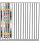 Flatro Stainless Steel Diamond Art Ruler, 1 Row Round Beads Alignment Tool Ruler for Diamonds Pai...
