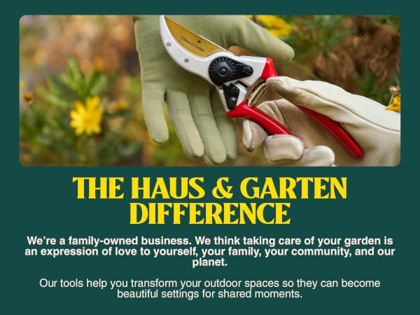 Heavy duty pruning shears for gardening designed to resist rust and last season after season