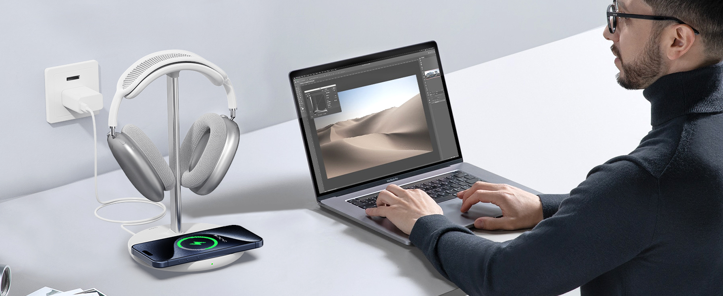 desk headphone stand