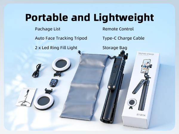 uto face tracking tripod 360 rotation with stand