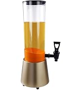 3L/100oz Beer Tower Beverage Dispenser with Spigot & LED Light, Mimosa Tower Drink Dispenser, Mar...