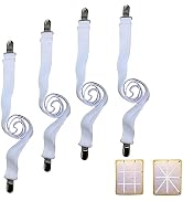 Sutfmwe Sheet Straps for Queen Size Bed, Bed Sheet Clips Fasteners and Suspenders, Elastic 27 to ...