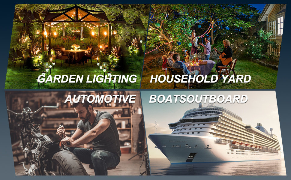 automotive trailer wire garden lighting household yard boat wire cable 2 wire cable