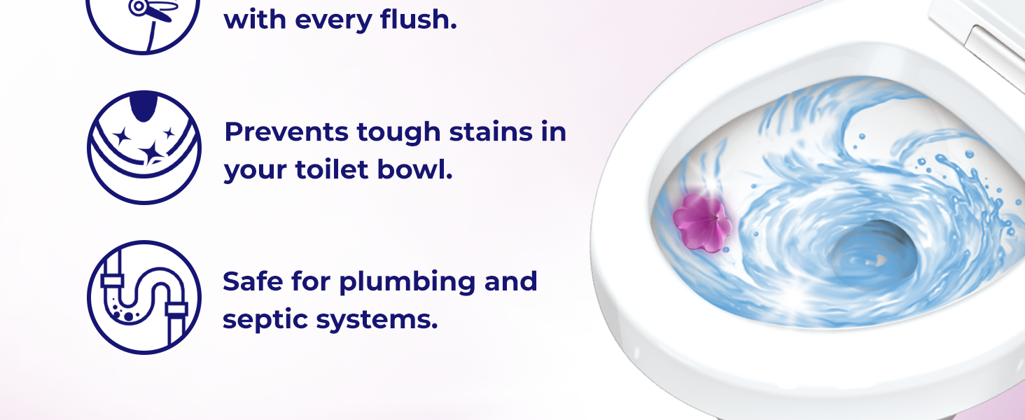 Toilet Bowl Cleaner Gel Stamps