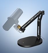 Aokeo Mic Stand,Desk Mount Desktop Microphone Arm with 3/8" to 5/8" Adapter,Compatible Blue Yeti,...