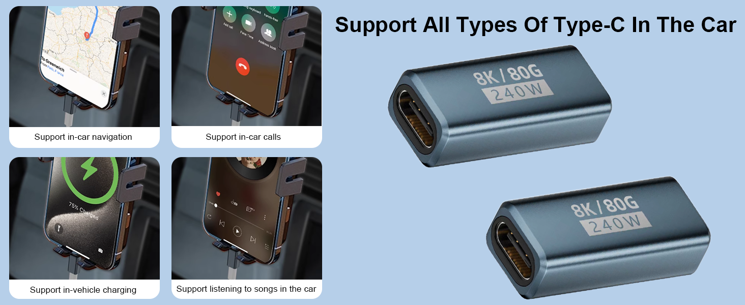 usb c female to female adapter
