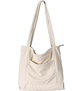 Women Corduroy Tote Bag, WantGor Large Shoulder Hobo Bags Casual Handbags Big Capacity Shopping W...