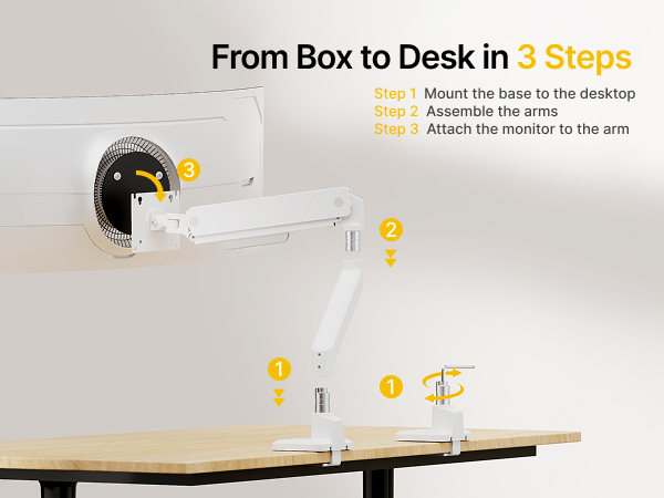 monitor desk mount