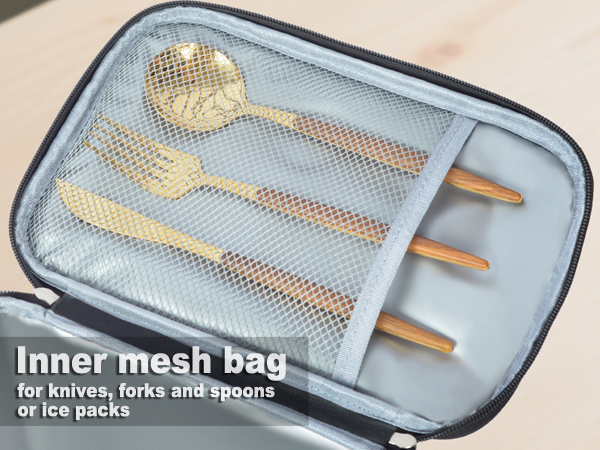 ExtraCharm Insulated Lunch Bag for Women/Men - Reusable Lunch Box for Office Picnic Hiking Beach