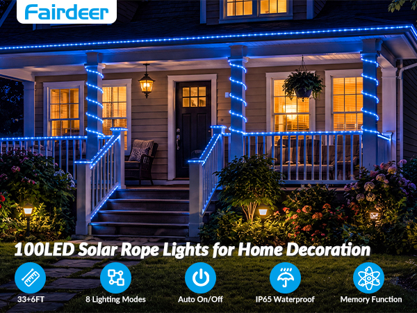 solar rope lights