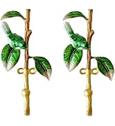 Pasiir 2 Pack Decorative Wall Hooks, Vintage Bird Shaped Metal Wall Hook for Hanging Coats Clothe...