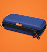 Small Hard EVA Carrying Case for Power Bank, External Hard Drive, Charger | Blue Universal Portab...