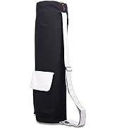 IUGA Yoga Mat Bag with Large Side Pocket & Inner Zipper Pocket Yoga Bag for Mat Yoga Bags and Car...