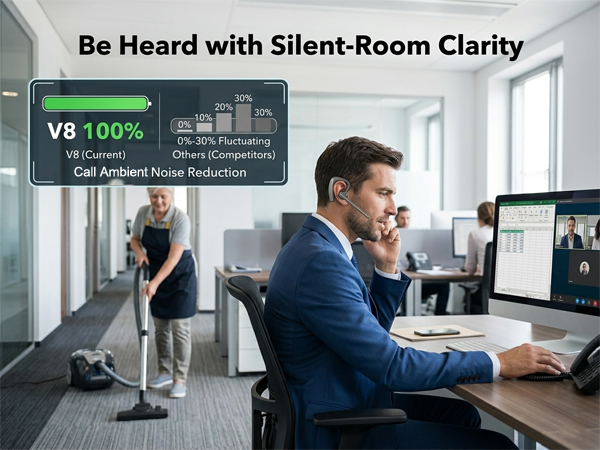 noise canceling bluetooth headphone for calls