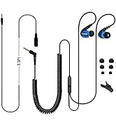 Joymiso 12Ft Extra Long Cord Earbuds Headphones for TV PC Laptop with Mic, Volume Control, Spring...