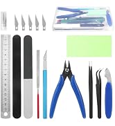 Fippy 11PCS Model Kit Tools, Gundam Model Tool Kit, Hobby Building Tools Kit for Gundam Basic Mod...