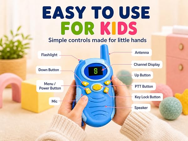 Walkie Talkies for Kids 4 pack