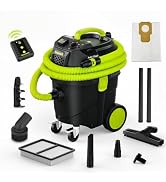 CVLA30 Dust Extractor for Woodworking with Auto HEPA Clean & Remote Control, 8 Gallon Dust Extrac...
