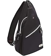 MOSISO Rope Sling Backpack (Up to 13 inch), Multipurpose Crossbody Chest One Shoulder Outdoor Tra...