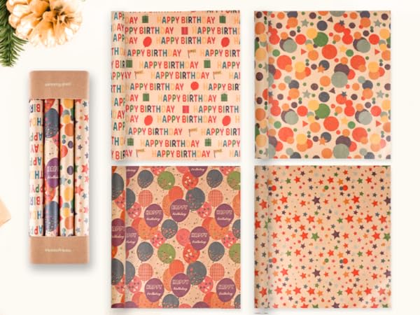 Birthday wrapping paper