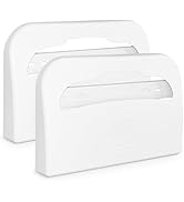 2 Pack Toilet Seat Cover Dispenser Wall Mount Commercial, Half Fold Toilet Seat Cover Holder for ...