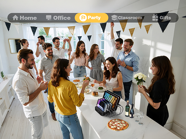 Charging station for party