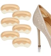 Gel Heel Pads Grips for Women - Kimihome Adhesive Heel Cushion Inserts Prevent Slipping, Rubbing,...
