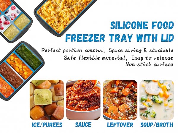 silicone food tray