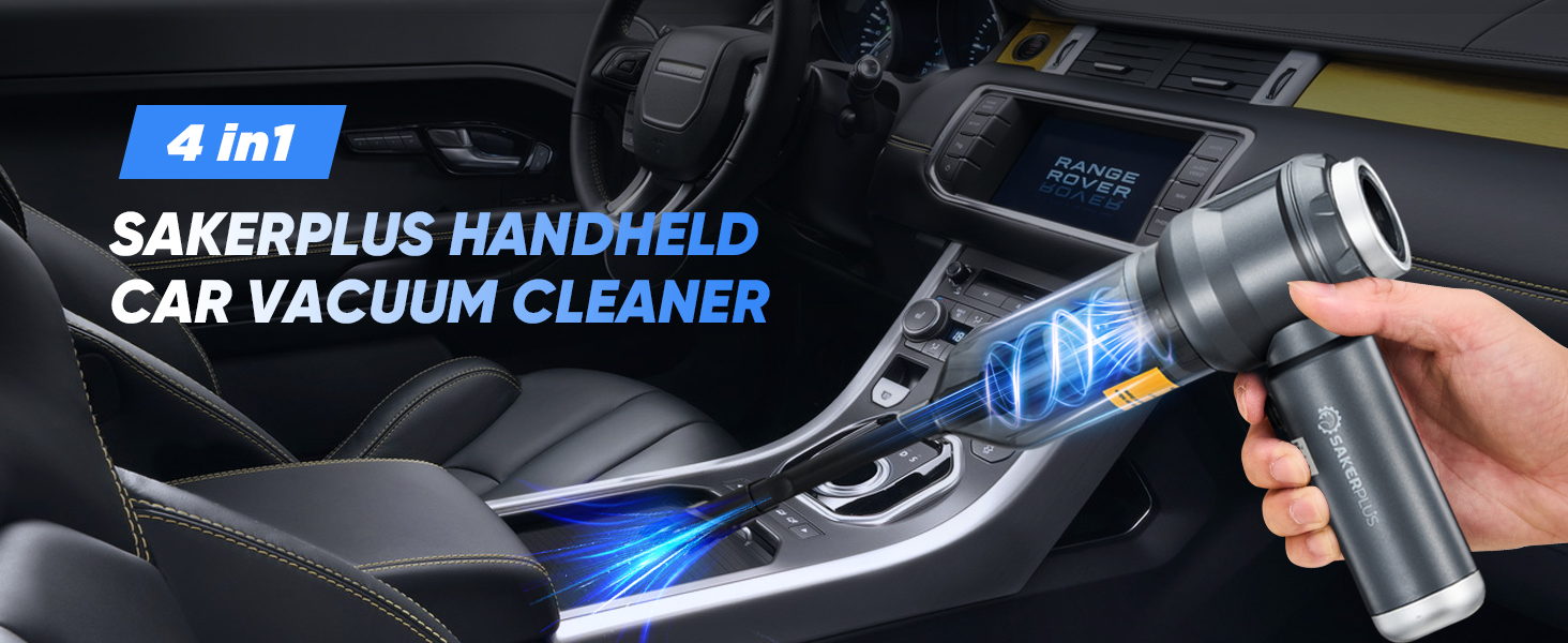 4-in-1 Sakerplus Handheld Car Vacuum