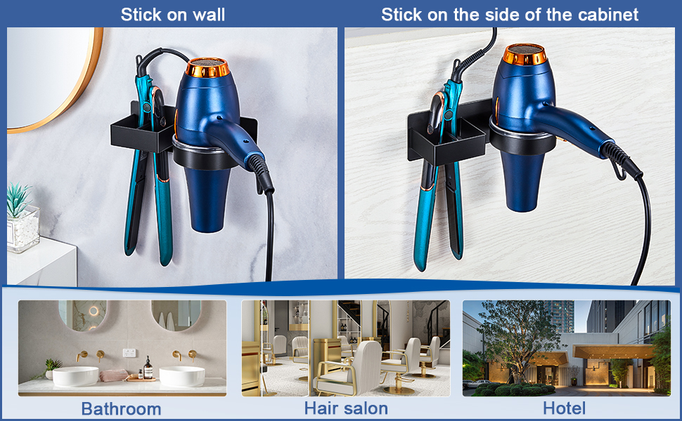 hair dryer wall holder hair dryer hanger stainless steel