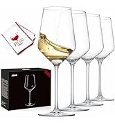 JBHO 17 oz Lead-Free Wine Glasses Set of 4, Hand Blown Durable Crystal Wine Glasses for Daily Use...