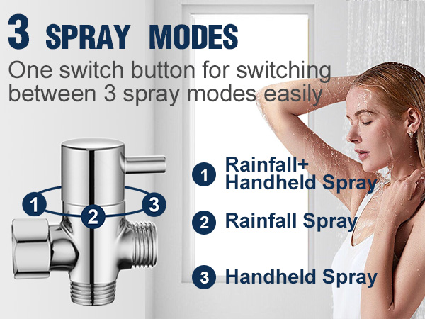 3 SPRAY MODES