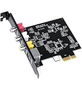 PCIE Video Capture Card, Ultra-Low Latency Pass-Through Capture Board for Retro Gaming & Legacy A...