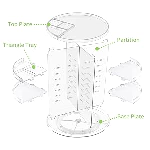 Rotating Makeup Organizer